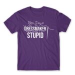 I’m a dressmaker Dark Purple Men's Tee for Tailor, Work