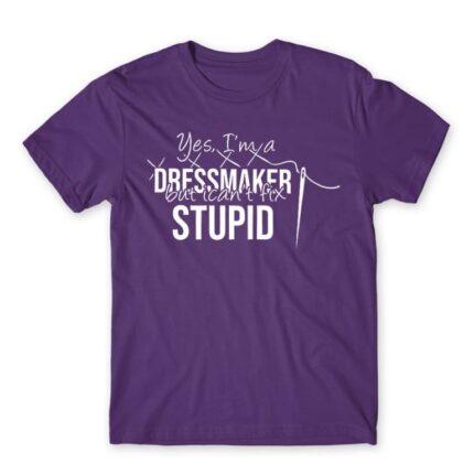 I’m a dressmaker Dark Purple Men's Tee for Tailor, Work