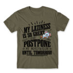 I’m a lazy people Zinc Men's Tee for Funny, Laziness