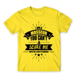 I’m a masseur nothing can scare me Lemon Men's T-shirt for Massage Therapist, Work