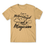 I’m a Meteorologist Not a Magician Sand Men's Tee for Meteorologist, Work