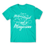 I’m a Meteorologist Not a Magician Turquoise Men's Tee for Meteorologist, Work