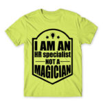 I’m an HR specialist not a wizard Apple Green Men's T-shirt for Human Resources, Work