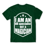 I’m an HR specialist not a wizard Bottle Green Men's T-shirt for Human Resources, Work