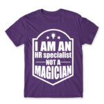 I’m an HR specialist not a wizard Dark Purple Men's Tee for Human Resources, Work