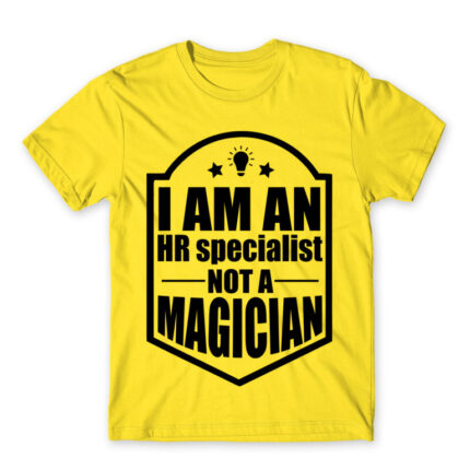 I’m an HR specialist not a wizard Lemon Men's T-shirt for Human Resources, Work