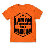 I’m an HR specialist not a wizard Orange Men's Tee for Human Resources, Work