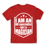 I’m an HR specialist not a wizard Red Men's Tee for Human Resources, Work