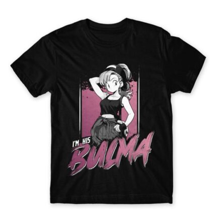 I’m his Bulma Black Men's T-shirt for Anime, Dragon Ball