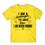 I’m Never Wrong – Beekeeper Lemon Men's Tee for Beekeeper, Work