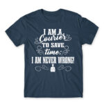 I’m never wrong – Courier Denim Men's T-shirt for Courier, Work