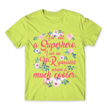 I’m not a superhero, I’m an HR specialist Apple Green Men's Tee for Human Resources, Work