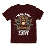 I’m not lazy Burgundy Men's T-shirt for Funny, Laziness
