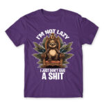 I’m not lazy Dark Purple Men's T-shirt for Funny, Laziness