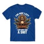 I’m not lazy Royal Blue Men's T-shirt for Funny, Laziness