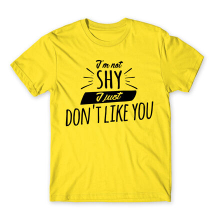 I’m not shy Lemon Men's Tee for Badass, Funny