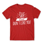 I’m not shy Red Men's T-shirt for Badass, Funny