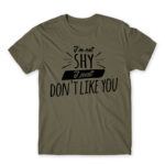 I’m not shy Zinc Men's Tee for Badass, Funny