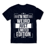 I’m not weird Navy Men's T-shirt for Badass, Funny