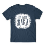 I’m with Baka – Tim Burton style Denim Men's T-shirt for Anime, Anime Funny
