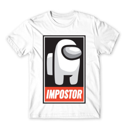 Impostor logo White Men's Tee for Gaming