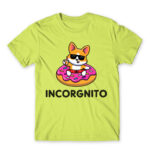Incorgnito Apple Green Men's T-shirt for Cute Badass, Funny