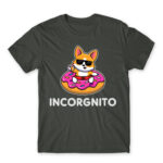 Incorgnito Dark Grey Men's T-shirt for Cute Badass, Funny
