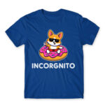 Incorgnito Royal Blue Men's T-shirt for Cute Badass, Funny