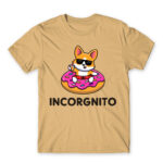 Incorgnito Sand Men's T-shirt for Cute Badass, Funny
