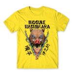 Inosuke Hashibira Lemon Men's T-shirt for Anime, Kimetsu No Yaiba