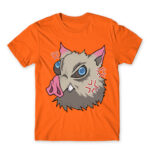 Inosuke – Kimetsu no Yaiba Orange Men's Tee for Anime, Kimetsu No Yaiba