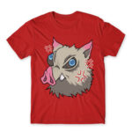 Inosuke – Kimetsu no Yaiba Red Men's Tee for Anime, Kimetsu No Yaiba