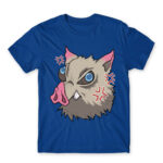 Inosuke – Kimetsu no Yaiba Royal Blue Men's T-shirt for Anime, Kimetsu No Yaiba