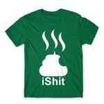 IShit Kelly Green Men's Tee for Brand Parody, Funny