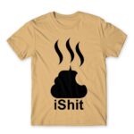 IShit Sand Men's T-shirt for Brand Parody, Funny