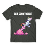 It is good to fart – unicorn Dark Grey Men's Tee for Badass, Funny