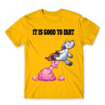 It is good to fart – unicorn Gold Men's T-shirt for Badass, Funny