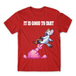It is good to fart – unicorn Red Men's T-shirt for Badass, Funny