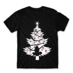 Itachi Christmas tree Black Men's T-shirt for Anime, Naruto