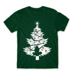 Itachi Christmas tree Bottle Green Men's T-shirt for Anime, Naruto