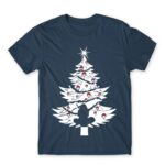 Itachi Christmas tree Denim Men's Tee for Anime, Naruto