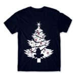Itachi Christmas tree Navy Men's Tee for Anime, Naruto