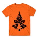 Itachi Christmas tree Orange Men's Tee for Anime, Naruto