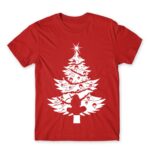Itachi Christmas tree Red Men's T-shirt for Anime, Naruto