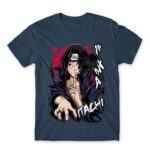 Itachi Raven Denim Men's Tee for Anime, Naruto