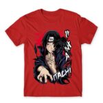 Itachi Raven Red Men's T-shirt for Anime, Naruto