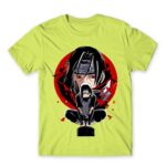 Itachi Uchiha Apple Green Men's Tee for Anime, Naruto