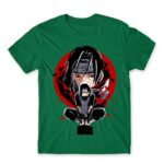 Itachi Uchiha Kelly Green Men's T-shirt for Anime, Naruto