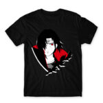 Itachi Uchiha: Naruto Black Men's Tee for Anime, Naruto
