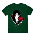 Itachi Uchiha: Naruto Bottle Green Men's T-shirt for Anime, Naruto